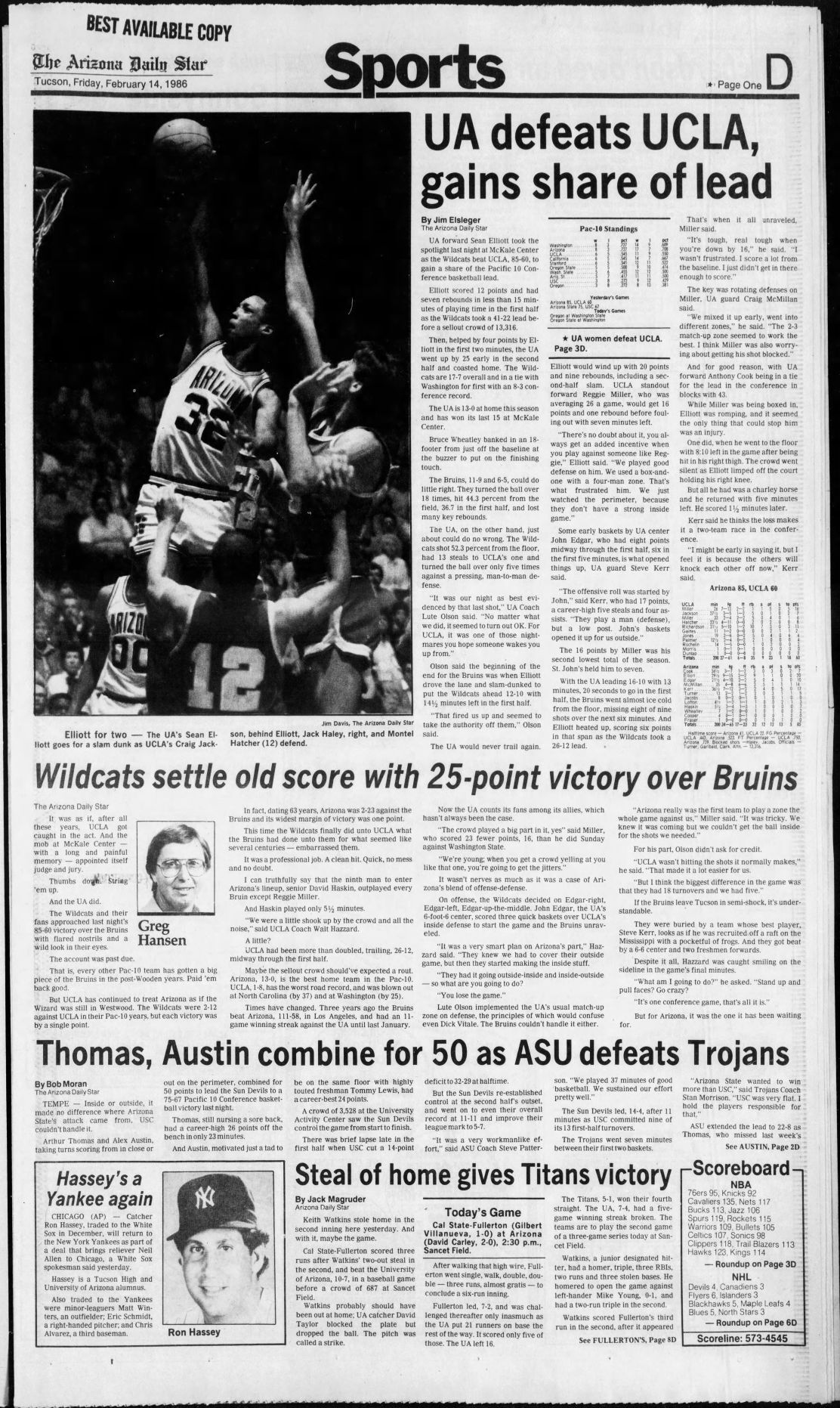 Arizona UCLA 1986